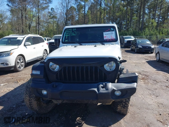 2020 Jeep Wrangler Unlimited Sport S z VIN 1C4HJXDN5LW204468, wystawiony jako IAAI lot #41855289 z przebiegiem 62 610 mil mil oraz . Historia ofert i sprzedaży dostępna na DreamBid. Obrazek 13.