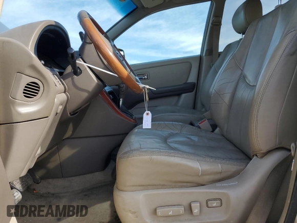 2002 Lexus RX 300 with VIN JTJHF10U120270588, listed as a Copart auction lot 52888125 with 243,985 mi miles and Salvage Title. Bid and sale history available at carsss.com. Image 7.