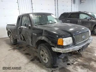 2003 Ford Ranger XL Fleet with VIN 1FTZR45EX3PA60520, listed as a IAAI auction lot 41591797 with 205,040 mi miles. Bid and sale history available at carsss.com. Image 1.