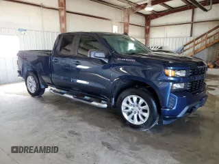 2020 Chevrolet Silverado 1500 Custom with VIN 1GCRWBEK2LZ292536, listed as a Copart auction lot 79462384 with 53,994 mi miles and Clean Title. Bid and sale history available at carsss.com. Image 4.