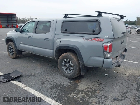 2021 Toyota Tacoma 4WD SR with VIN 3TMCZ5AN6MM392673, listed as a IAAI auction lot 41927892 with 53,470 mi miles. Bid and sale history available at carsss.com. Image 3.