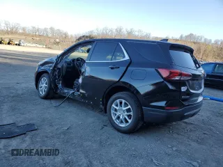 2023 Chevrolet Equinox LT with VIN 3GNAXUEG4PL258314, listed as a Copart auction lot 52106345 with 19,358 mi miles and Salvage Title. Bid and sale history available at DreamBid. Image 2.