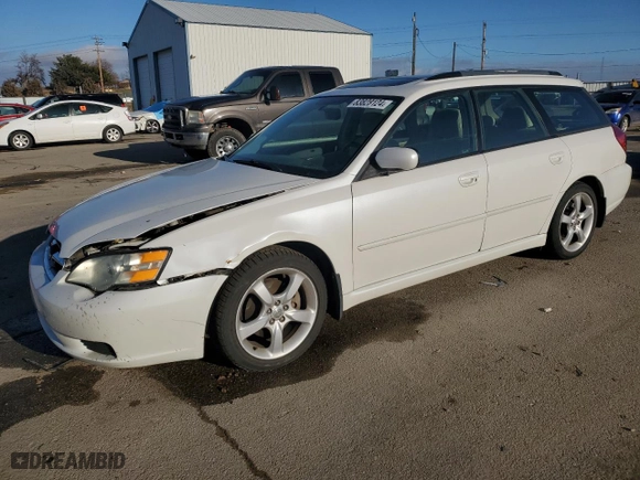 2007 Subaru Legacy Wagon Special Edition with VIN 4S3BP616077320530, listed as a Copart auction lot 83828124 with 57,683 mi miles and Salvage Title. Bid and sale history available at carsss.com. Image 1.