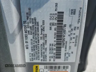 2015 Ford Fusion SE with VIN 1FA6P0H74F5107786, listed as a Copart auction lot 68279754 with 132,970 mi miles and Salvage Title. Bid and sale history available at DreamBid. Image 14.