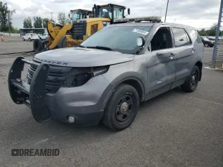 2013 Ford Utility Police Interceptor with VIN 1FM5K8AR0DGA89928, listed as a Copart auction lot 71360004 with 194,209 mi miles and Salvage Title. Bid and sale history available at carsss.com. Image 1.