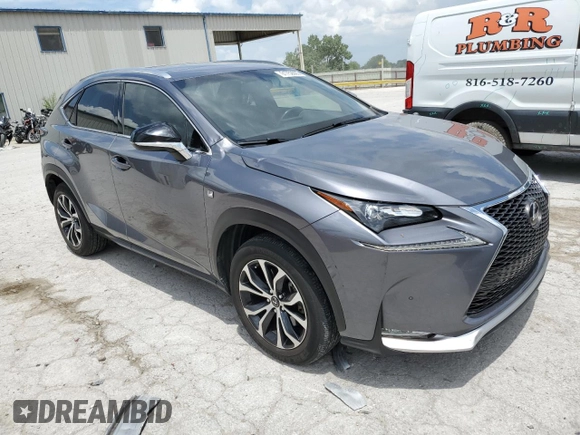 2016 Lexus NX 200t with VIN JTJBARBZ7G2091673, listed as a Copart auction lot 61752665 with 93,576 mi miles and Salvage title. Bid and sale history available at DreamBid. Image 4.