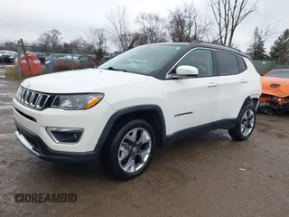 2020 Jeep Compass Limited with VIN 3C4NJDCB3LT120356, listed as a IAAI auction lot 41786779 with 32,396 mi miles and . Bid and sale history available at DreamBid. Image 18.