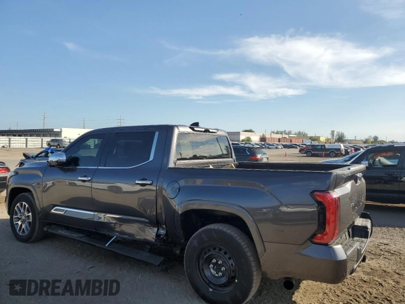 2022 Toyota Tundra 2WD 1794 Edition with VIN 5TFMA5AB2NX005596, listed as a Copart auction lot 37851473 with 12,257 mi miles. Bid and sale history available at carsss.com. Image 2.