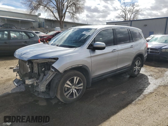 2016 Honda Pilot EX-L with VIN 5FNYF5H73GB007780, listed as a Copart auction lot 45038765 with 102,344 mi miles and Salvage Title. Bid and sale history available at DreamBid. Image 1.