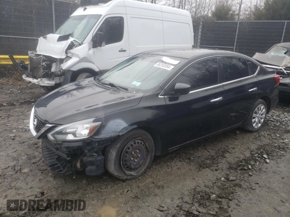 2017 Nissan Sentra SV with VIN 3N1AB7AP1HL708519, listed as a Copart auction lot 86295994 with 73,160 mi miles and Non repairable. Bid and sale history available at DreamBid. Image 1.