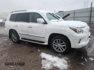 2013 Lexus LX 570 with VIN JTJHY7AX2D4101858, listed as a Copart auction lot 53908465 with 149,930 mi miles and Salvage title. Bid and sale history available at DreamBid. Image 4.