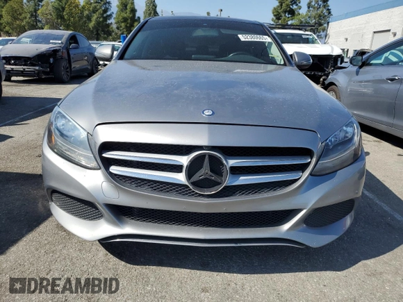 2016 Mercedes-Benz C 300 with VIN 55SWF4JB8GU163795, listed as a Copart auction lot 52380665 with 89,864 mi miles and Salvage Title. Bid and sale history available at carsss.com. Image 5.