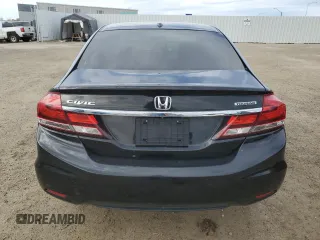 2015 Honda Civic Sedan SE with VIN 2HGFB2F74FH004403, listed as a Copart auction lot 46872685 with 210,960 mi miles and Salvage Title. Bid and sale history available at carsss.com. Image 6.