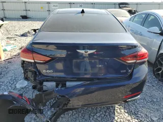 2019 Genesis G80 3.8L with VIN KMTFN4JE1KU328151, listed as a Copart auction lot 76100034 with 52,260 mi miles and Salvage Title. Bid and sale history available at DreamBid. Image 6.