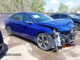 2023 Hyundai Elantra SEL with VIN KMHLS4AG5PU416263, listed as a IAAI auction lot 41997309 with 25,705 mi miles and . Bid and sale history available at DreamBid. Image 1.