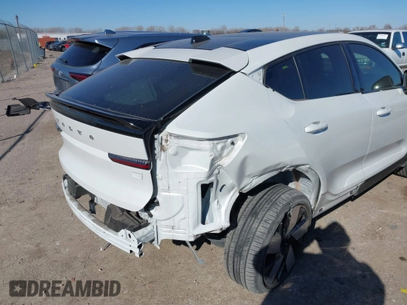 2023 Volvo C40 Ultimate with VIN YV4ED3GM0P2047030, listed as a IAAI auction lot 41343718 with 10,888 mi miles and . Bid and sale history available at DreamBid. Image 6.