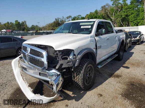 2018 Ram 1500 Big Horn with VIN 3C6RR7LT5JG143591, listed as a Copart auction lot 50632235 with 89,392 mi miles and Salvage Title. Bid and sale history available at carsss.com. Image 1.