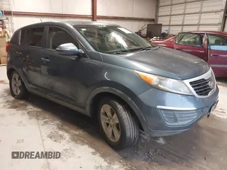 2013 Kia Sportage LX with VIN KNDPB3A2XD7446504, listed as a IAAI auction lot 41271313 with 94,646 mi miles and . Bid and sale history available at carsss.com. Image 1.