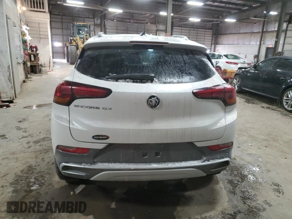 2020 Buick Encore GX Essence with VIN KL4MMFS28LB126732, listed as a Copart auction lot 41818695 with 52,627 mi miles and Salvage title. Bid and sale history available at DreamBid. Image 6.