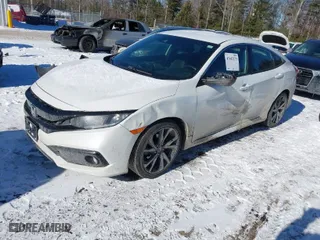 2019 Honda Civic Sedan Sport with VIN 2HGFC2F89KH601370, listed as a IAAI auction lot 41442273 with 48,420 mi miles. Bid and sale history available at carsss.com. Image 2.
