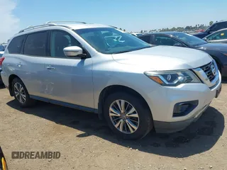 2017 Nissan Pathfinder S with VIN 5N1DR2MN0HC627814, listed as a IAAI auction lot 42698453 with 62,564 mi miles and . Bid and sale history available at DreamBid. Image 1.