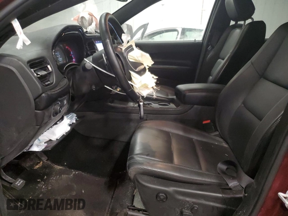 2022 Dodge Durango GT Plus with VIN 1C4RDJDG0NC218390, listed as a Copart auction lot 45214605 with 18,097 mi miles and Non Repairable. Bid and sale history available at DreamBid. Image 7.