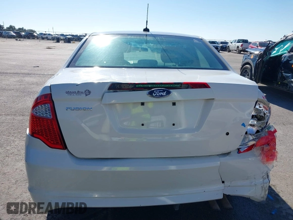 2012 Ford Fusion S with VIN 3FAHP0GA7CR364584, listed as a IAAI auction lot 41664045 with 185,895 mi miles. Bid and sale history available at carsss.com. Image 16.