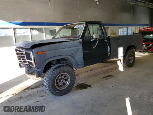 1986 Ford F-150 with VIN 1FTEF14N1GNB28177, listed as a Copart auction lot 86916464 with 53,181 mi miles and Salvage Title. Bid and sale history available at carsss.com. Image 1.