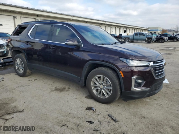 2023 Chevrolet Traverse LT Cloth with VIN 1GNERGKW7PJ244312, listed as a Copart auction lot 85791024 with 29,754 mi miles and Salvage Title. Bid and sale history available at carsss.com. Image 4.