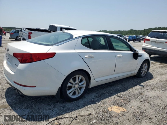 2013 Kia Optima EX with VIN 5XXGN4A75DG119721, listed as a Copart auction lot 62309245 with Not provided miles and Clean title. Bid and sale history available at DreamBid. Image 3.