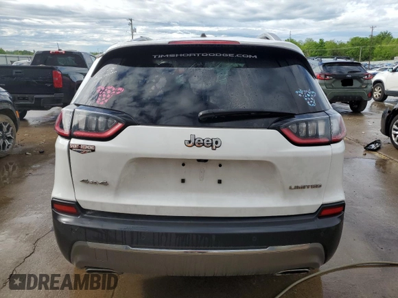 2020 Jeep Cherokee Limited with VIN 1C4PJMDN1LD546120, listed as a Copart auction lot 55410945 with Not provided miles and Salvage title. Bid and sale history available at DreamBid. Image 6.