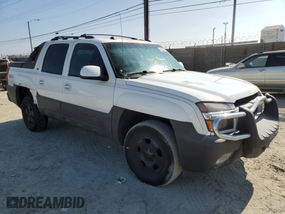 2005 Chevrolet Avalanche Z71 with VIN 3GNEK12Z15G205810, listed as a Copart auction lot 62230515 with Not provided miles and Clean title. Bid and sale history available at DreamBid. Image 4.