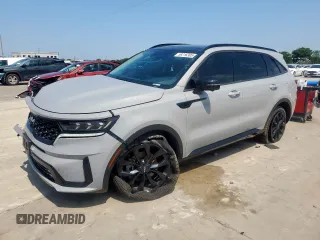 2022 Kia Sorento SX Prestige with VIN 5XYRK4LF9NG088895, listed as a Copart auction lot 59216305 with 73,819 mi miles and Salvage title. Bid and sale history available at DreamBid. Image 1.