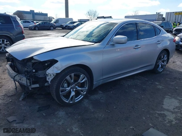 2011 Infiniti M37 with VIN JN1BY1AP3BM324691, listed as a IAAI auction lot 41542332 with 167,410 mi miles. Bid and sale history available at carsss.com. Image 2.