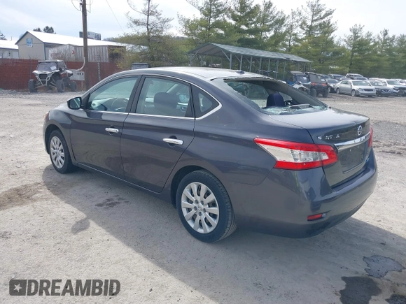 2014 Nissan Sentra S with VIN 3N1AB7AP0EL625689, listed as a IAAI auction lot 41828771 with 152,985 mi miles and . Bid and sale history available at DreamBid. Image 3.