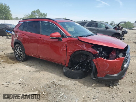 2022 Toyota Corolla Cross XLE with VIN 7MUDAABG5NV005882, listed as a Copart auction lot 56690265 with 6,427 mi miles and Salvage title. Bid and sale history available at DreamBid. Image 4.