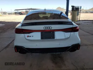 2022 Audi RS 7 z VIN WUAPCBF27NN902149, wystawiony jako Copart lot #54994225 z przebiegiem 12 848 mil mil oraz Szkoda całkowita • Salvage title. Historia ofert i sprzedaży dostępna na DreamBid. Obrazek 6.