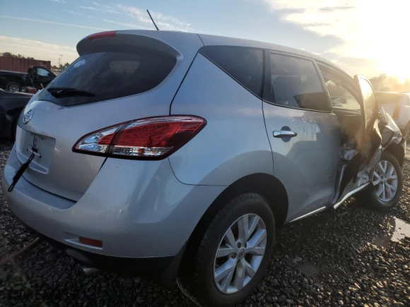2014 Nissan Murano S with VIN JN8AZ1MU1EW402423, listed as a Copart auction lot 89172075 with 122,621 mi miles and Salvage Title. Bid and sale history available at carsss.com. Image 3.