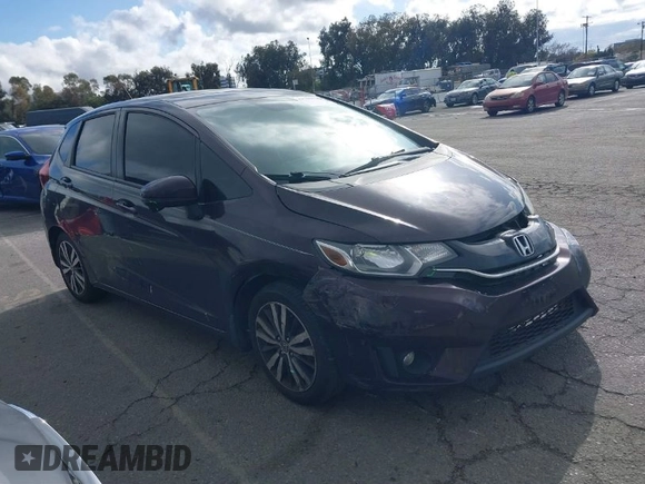 2015 Honda Fit EX-L with VIN 3HGGK5H89FM758572, listed as a IAAI auction lot 41784414 with 97,707 mi miles. Bid and sale history available at carsss.com. Image 1.