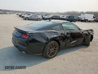 2024 Ford Mustang EcoBoost with VIN 1FA6P8TH5R5121733, listed as a Copart auction lot 50717815 with 9,748 mi miles and Salvage Title. Bid and sale history available at carsss.com. Image 3.