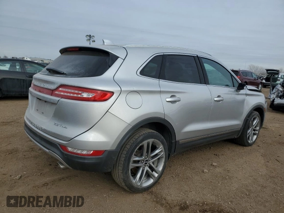 2018 Lincoln MKC Reserve with VIN 5LMTJ3DH6JUL00544, listed as a Copart auction lot 41701355 with 24,453 mi miles and Salvage Title. Bid and sale history available at DreamBid. Image 3.