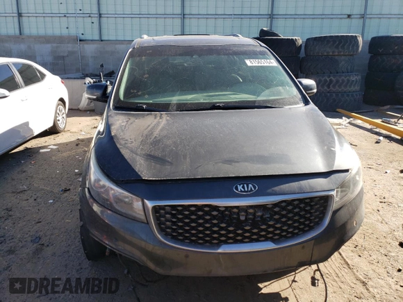 2018 Kia Sedona SX-L with VIN KNDME5C16J6396714, listed as a Copart auction lot 81565164 with 73,400 mi miles and Salvage Title. Bid and sale history available at carsss.com. Image 5.