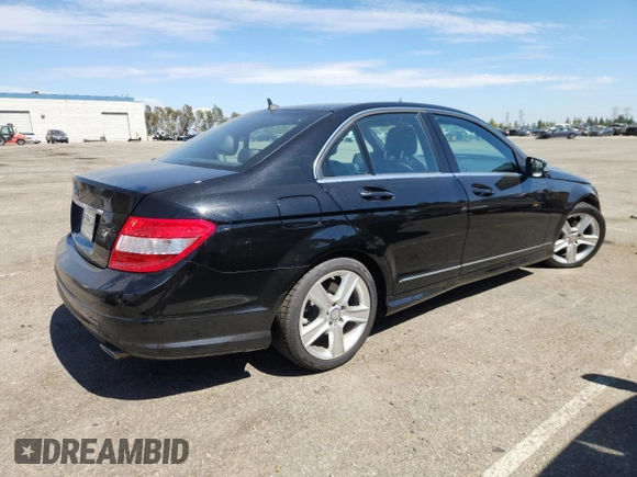 2011 Mercedes-Benz C 300 Sport with VIN WDDGF5EB5BR183307, listed as a Copart auction lot 63710205 with 67,890 mi miles and Salvage title. Bid and sale history available at DreamBid. Image 3.