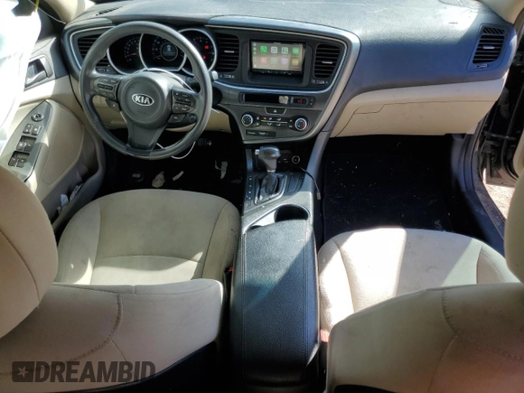 2015 Kia Optima LX with VIN KNAGM4A78F5650676, listed as a Copart auction lot 44618535 with 103,858 mi miles and Salvage Title. Bid and sale history available at carsss.com. Image 8.