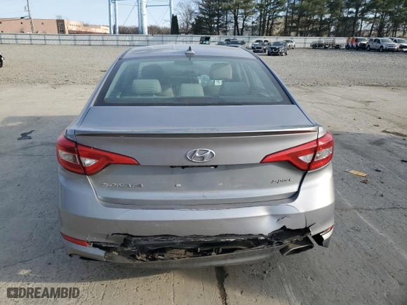 2016 Hyundai Sonata 2.4L Sport with VIN 5NPE34AF4GH319664, listed as a Copart auction lot 48755675 with 0 mi miles and Salvage Title. Bid and sale history available at carsss.com. Image 6.