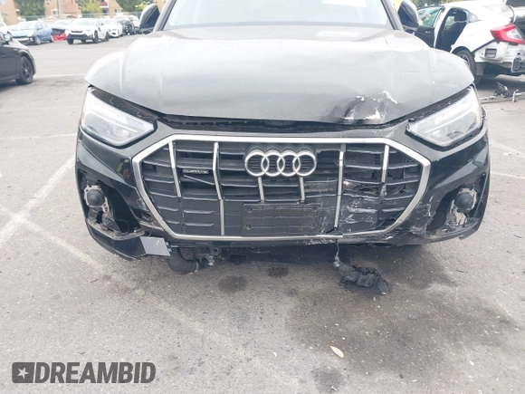 2023 Audi Q5 Premium with VIN WA1ABAFY2P2069296, listed as a IAAI auction lot 42366203 with 14,808 mi miles and . Bid and sale history available at DreamBid. Image 17.
