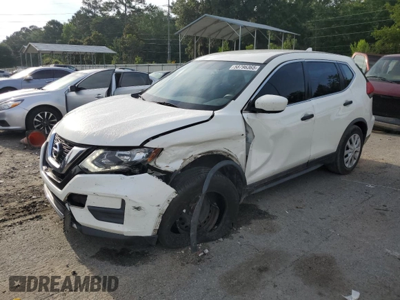 2017 Nissan Rogue SV z VIN JN8AT2MT8HW138801, wystawiony jako Copart lot #58796365 z przebiegiem 152 898 mil mil oraz Szkoda całkowita • Salvage title. Historia ofert i sprzedaży dostępna na DreamBid. Obrazek 1.