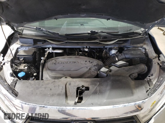 2022 Honda Odyssey EX-L with VIN 5FNRL6H73NB067462, listed as a Copart auction lot 51578965 with 44,182 mi miles and Salvage Title. Bid and sale history available at DreamBid. Image 12.