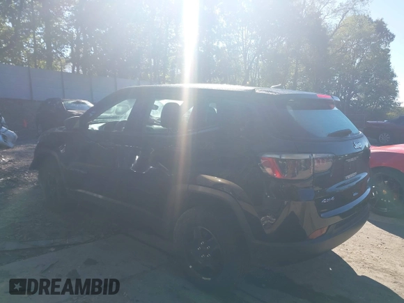 2021 Jeep Compass Sport with VIN 3C4NJDAB9MT591500, listed as a IAAI auction lot 40517034 with 58,230 mi miles and . Bid and sale history available at DreamBid. Image 3.