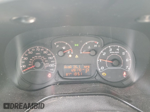 2016 Ram ProMaster City Cargo Tradesman with VIN ZFBERFAT5G6B63554, listed as a Copart auction lot 61101405 with 128,170 mi miles and Salvage title. Bid and sale history available at DreamBid. Image 9.